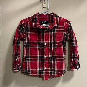 The Children's Place Plaid Button-Down Shirt 3T